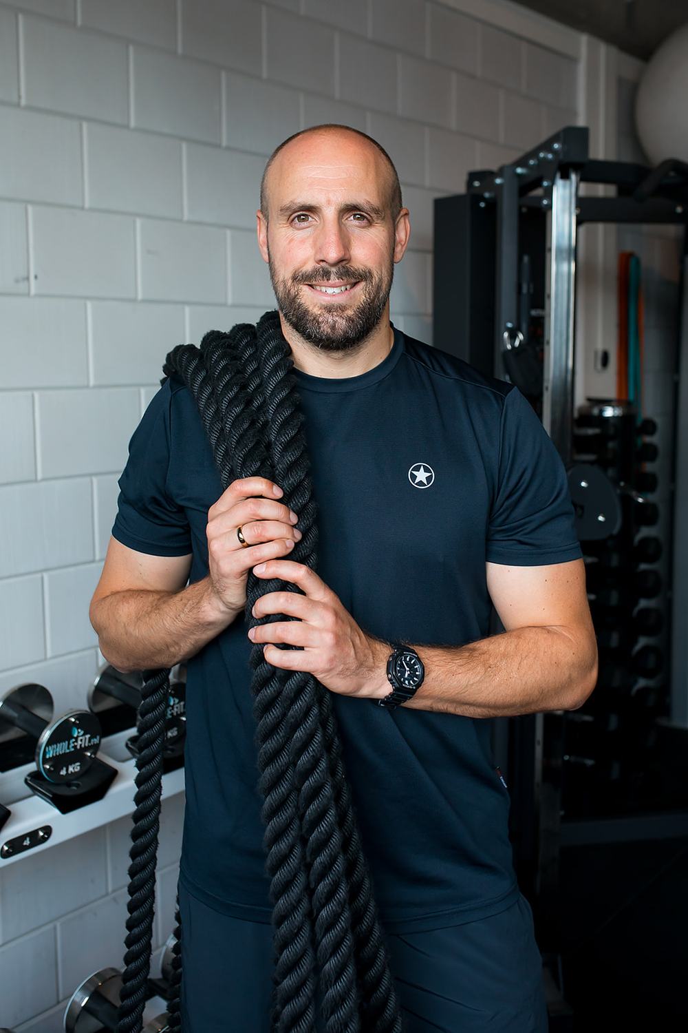 Colin van der Hel, trainer bij Whole-Fit Zandvoort